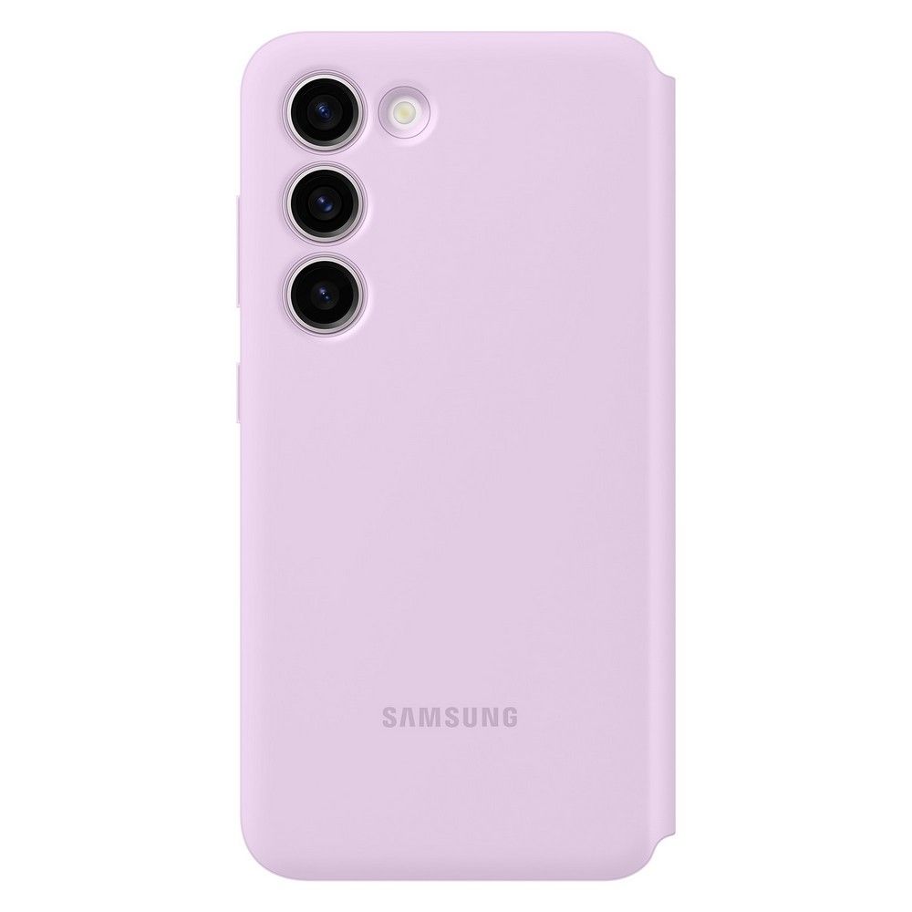 Чехол-книжка Samsung Smart View Wallet Case для Galaxy S23, поликарбонат, лиловый— фото №1