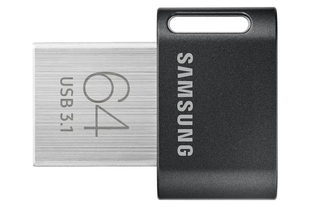 Флеш-накопитель Samsung FIT plus, 64GB, серый— фото №0