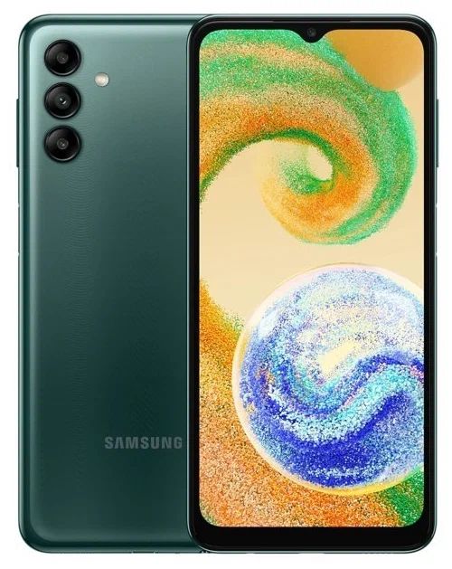 Смартфон Samsung Galaxy A04s 64Gb, зеленый (РСТ)— фото №0