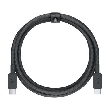 Кабель VLP Nylon Cable USB-C / USB-C, 2м, черный