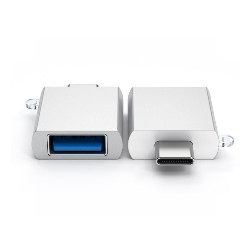 Адаптер Satechi Type-C USB 3.0 USB / USB-C, серебристый— фото №4