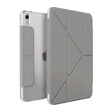 Чехол-книжка Uniq Camden для iPad 10,9″ 2022 (2022), полиуретан, серый