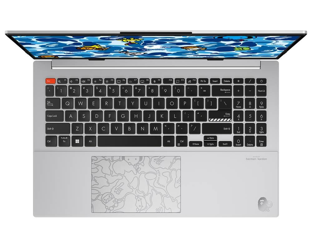 Ноутбук Asus VivoBook S 15 OLED BAPE K5504VA-MA340W 15.6″/16/SSD 1024/серебристый— фото №3