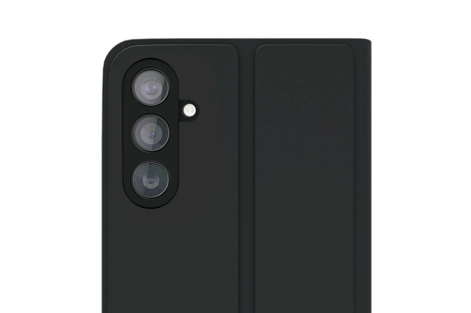 Чехол-книжка VLP Folio Case для Galaxy A54, полиуретан, черный— фото №1