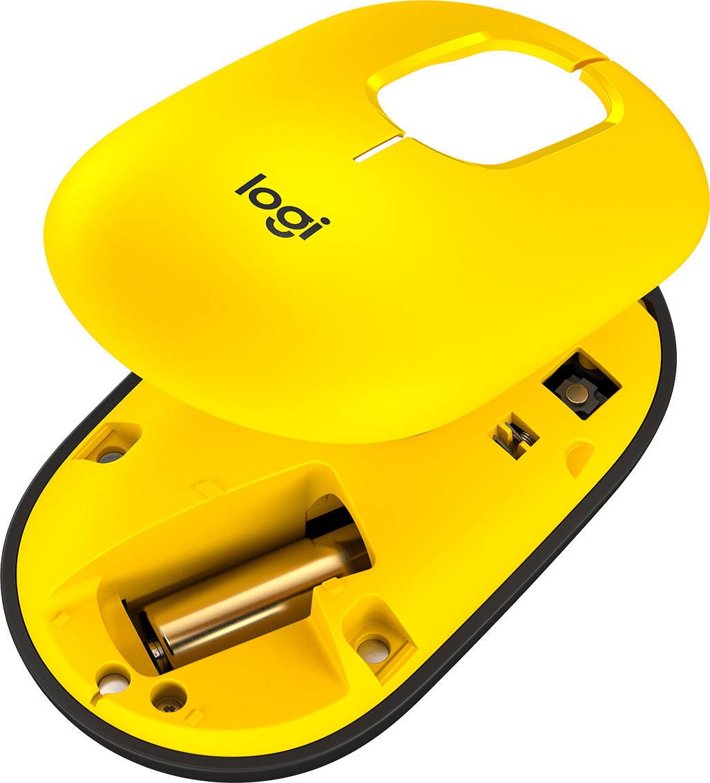 Мышь Logitech POP Mouse, беспроводная, желтый— фото №5