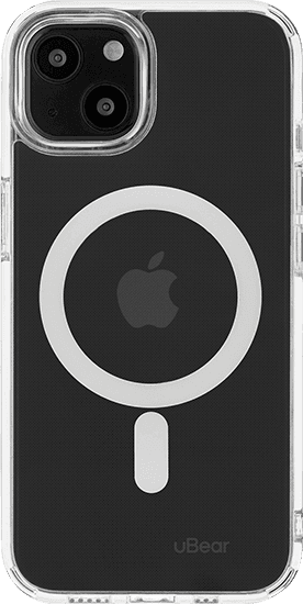 Чехол-накладка uBear Real Mag Case для iPhone 13, поликарбонат, прозрачный— фото №0