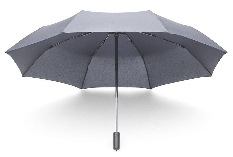 Зонт Ninetygo Oversized Portable Umbrella автоматический, серый— фото №0