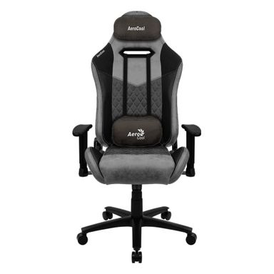 Кресло игровое Aerocool DUKE Ash Black, серый+черный