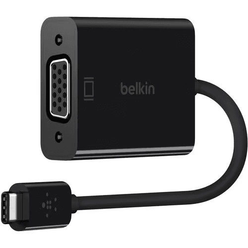 Адаптер Belkin USB-C to VGA Adapter USB-C / VGA, черный— фото №0