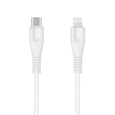 Кабель CANYON Sync Cable MFI-4 USB-C / Lightning, 1,2м, белый