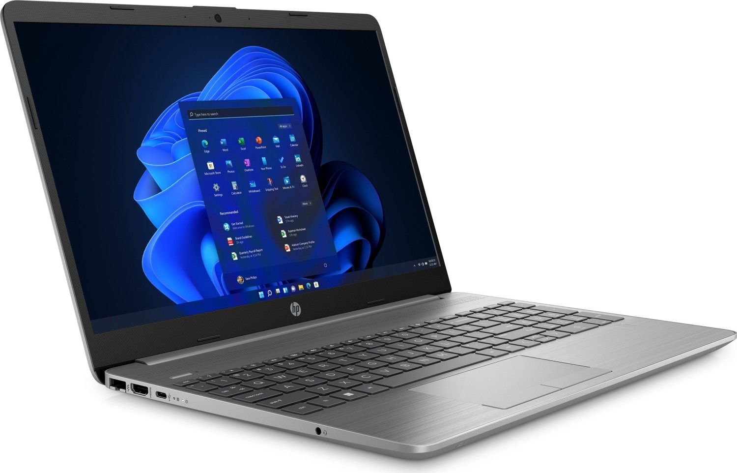 Ноутбук HP 250 G9 15.6″/Core i5/8/SSD 512/Iris Xe Graphics/FreeDOS/серебристый— фото №1