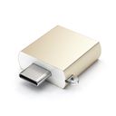 Адаптер Satechi Type-C USB 3.0 USB / USB-C, золотой— фото №2