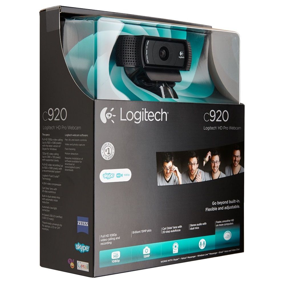 Веб камера Logitech HD Pro Webcam C920 черный— фото №5