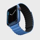 Ремешок Uniq Revix для Apple Watch 45/49mm, Силикон, синий/черный— фото №1