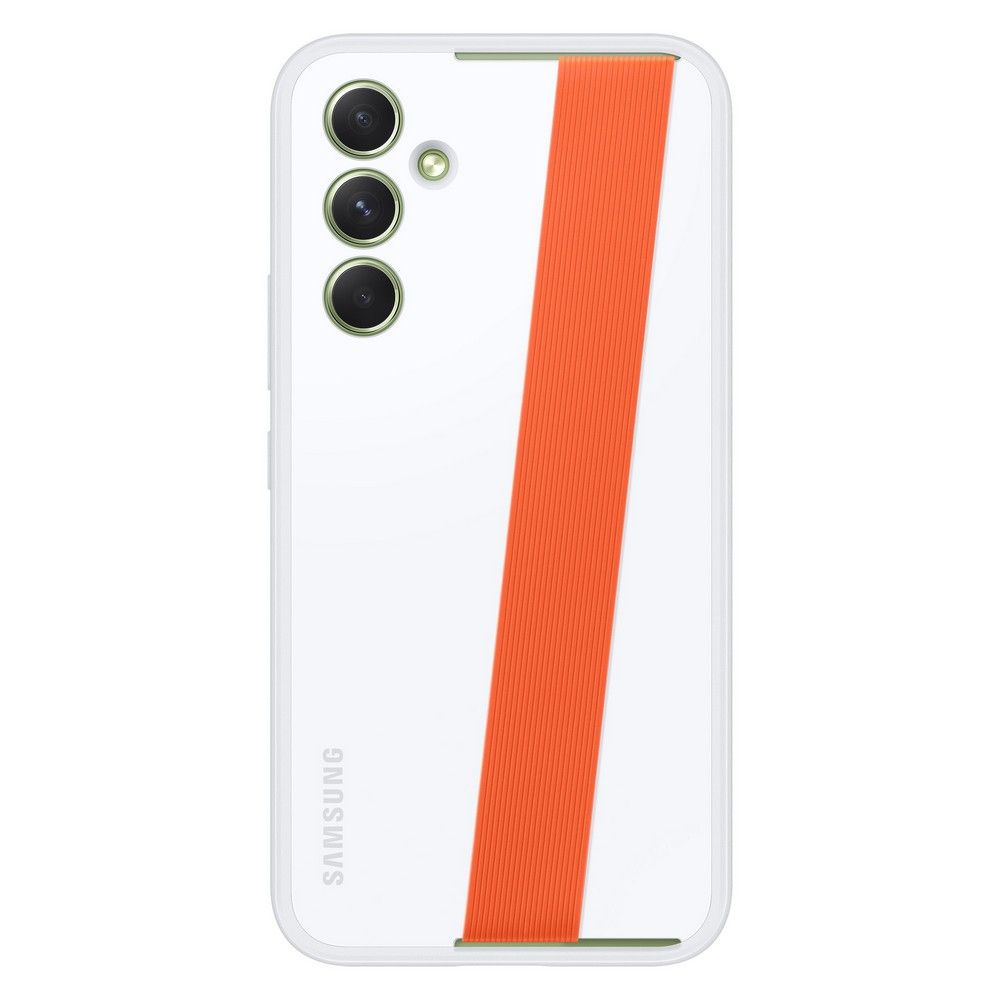 Чехол-накладка Samsung Haze Grip Case для Galaxy A54, поликарбонат, белый— фото №3