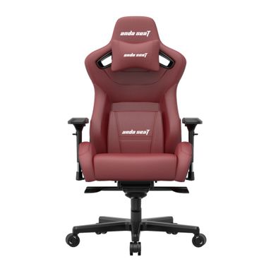 Кресло игровое Anda Seat Kaiser 2, ПВХ,цвет: черный+бордовый