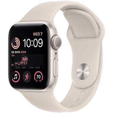 Apple Watch SE 2 GPS 40mm (корпус - сияющая звезда, спортивный ремешок цвета сияющая звезда)