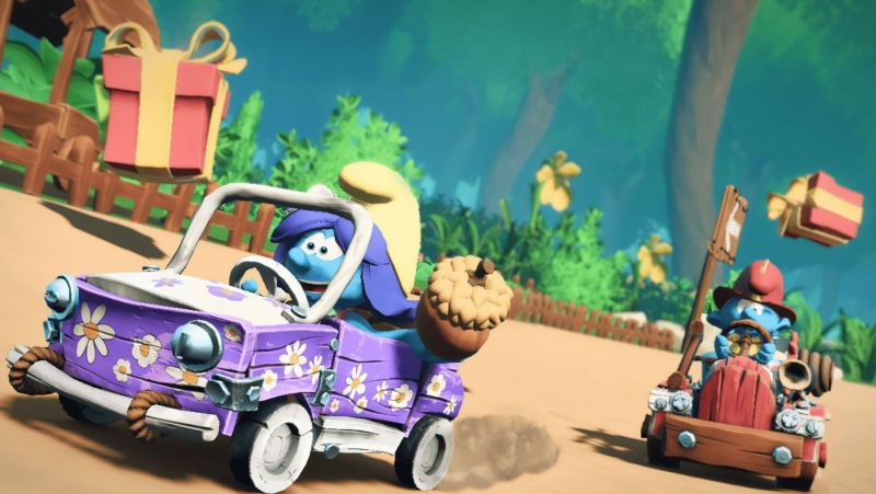 Игра PS4 Smurfs Kart, Стандартное издание— фото №1