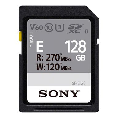 Карта памяти SDXC Sony серии SF-E, 128GB