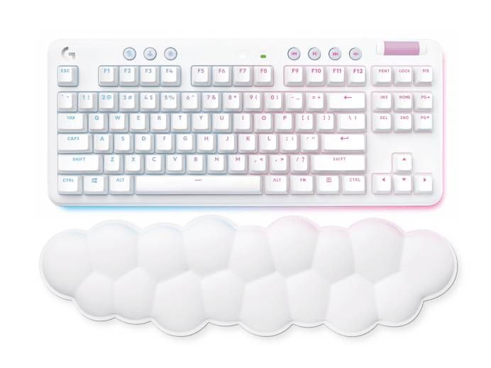 Клавиатура Logitech G715 TKL, белый— фото №0