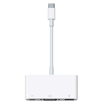 Адаптер мультипортовый Apple USB-C VGA Multiport Adapter 3 в 1, белый— фото №0