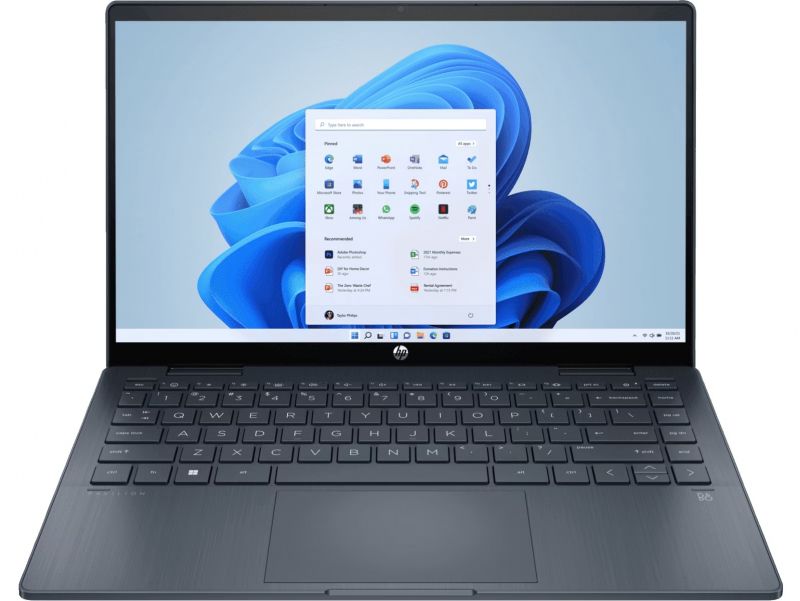 Ноутбук HP Pavilion x360 14-ek1026ci 14″/Core i7/16/SSD 512/Iris Xe Graphics/FreeDOS/синий— фото №0