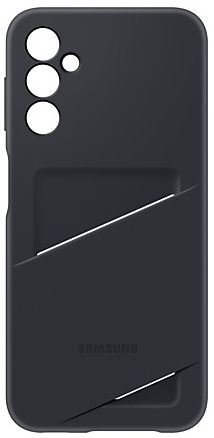 Чехол-накладка Samsung Card Slot Cover для Galaxy A14, силикон, черный— фото №6
