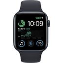 Apple Watch SE 2 GPS 40mm (корпус - темная ночь, спортивный ремешок цвета тёмная ночь)— фото №3