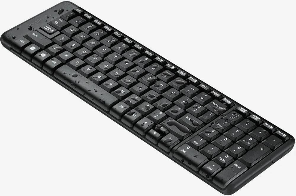 Клавиатура и мышь Logitech MK220, черный— фото №3