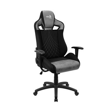 Кресло игровое Aerocool EARL, серый+черный