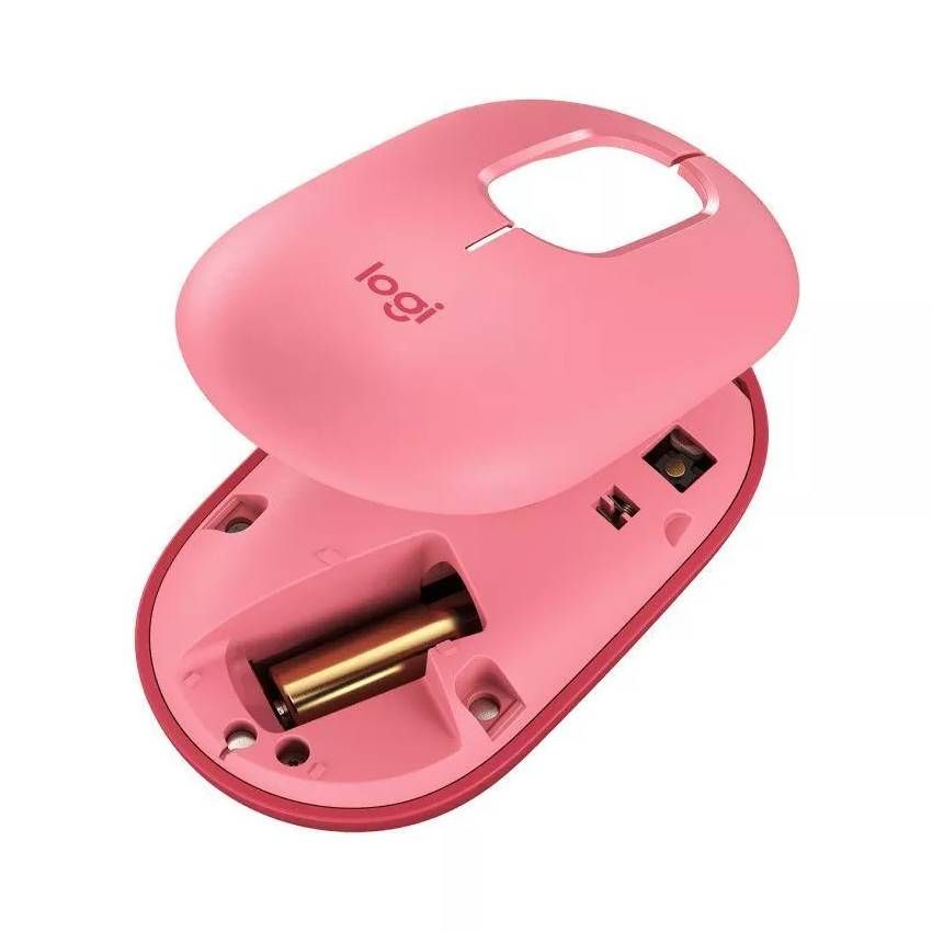 Мышь Logitech POP Mouse, беспроводная, розовый— фото №3