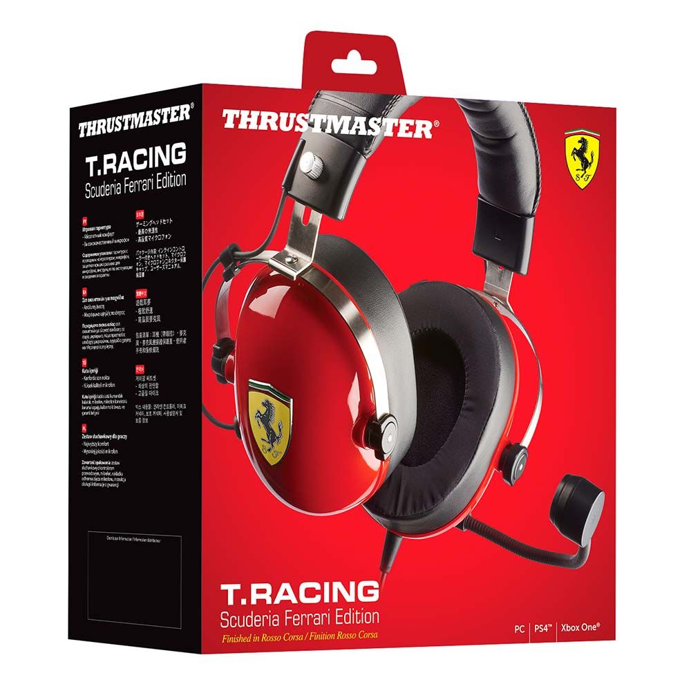 Гарнитура Thrustmaster T.Racing Scuderia Ferrari Edition, красный+черный— фото №4