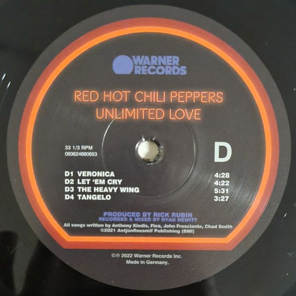 Виниловая пластинка Red Hot Chili Peppers - Unlimited Love (2LP) (2022)— фото №7