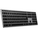 Клавиатура Satechi Slim X3 Bluetooth Backlit Keyboard, серый космос— фото №3