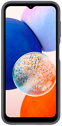 Чехол-накладка Samsung Card Slot Cover для Galaxy A14, силикон, черный— фото №4