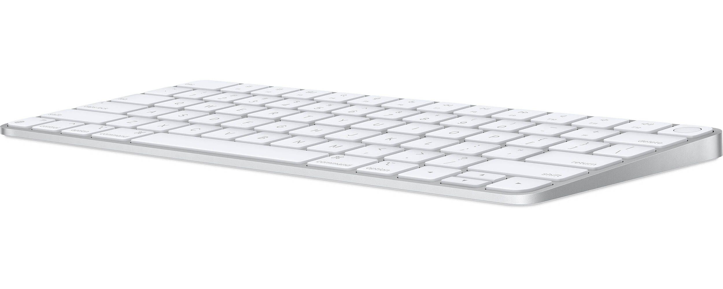 Клавиатура Apple Magic Keyboard с Touch ID, серебристый+белый— фото №1