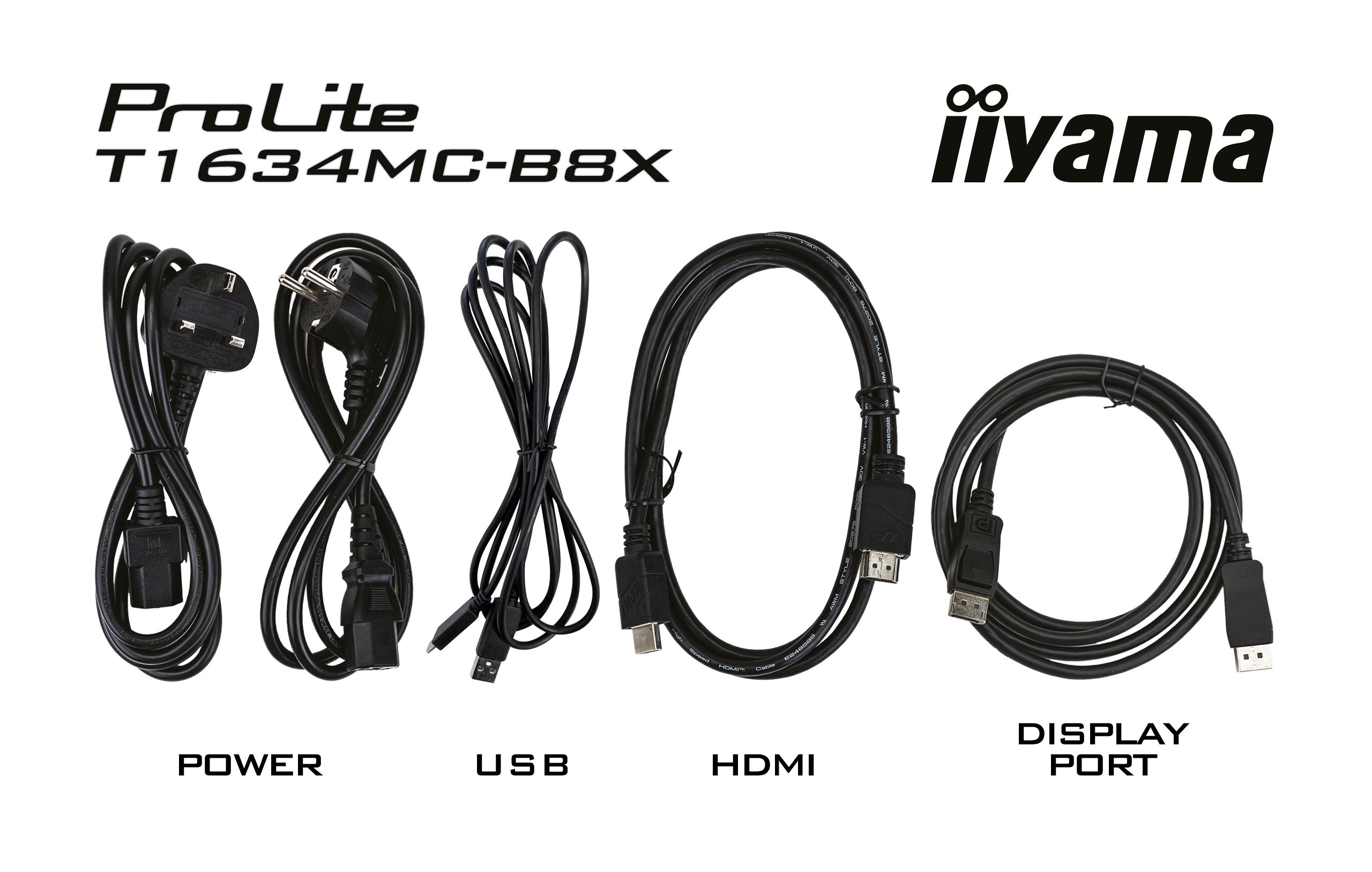 Монитор Iiyama ProLite T1634MC-B8X 15.6″, черный— фото №9
