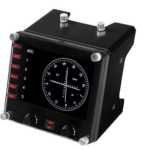 Панель радиоприборов Logitech G Saitek Pro Flight Instrument Panel, черный— фото №4