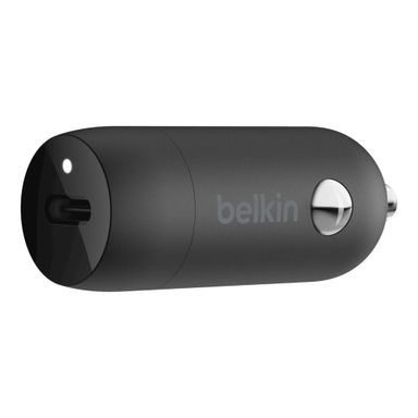 Зарядное устройство автомобильное Belkin Type-C, 20Вт, черный