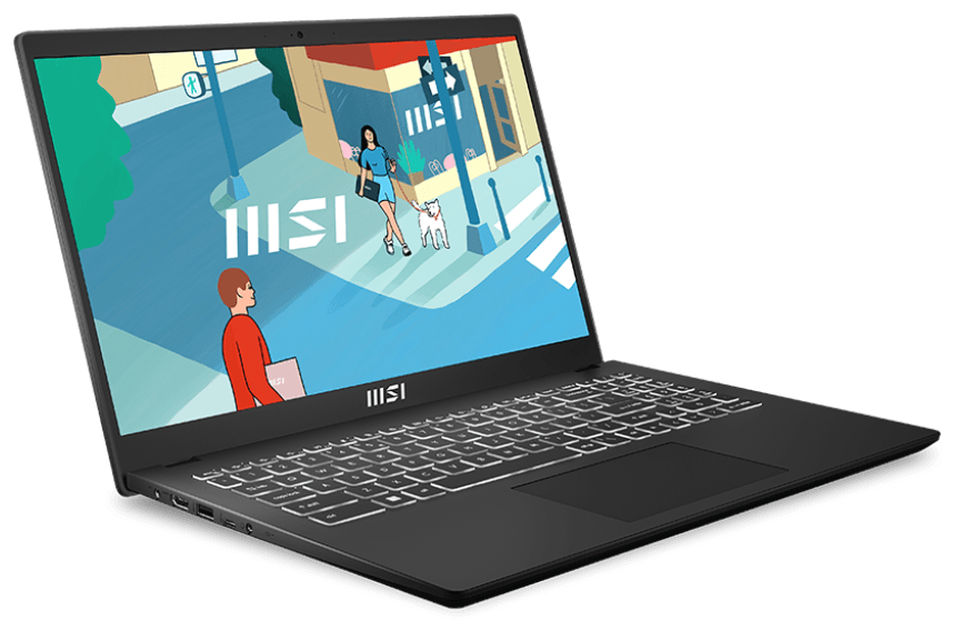 Ноутбук MSI Modern 15 H B13M-021US 15.6″/Core i7/32/SSD 1024/Iris Xe Graphics/Windows 11 Home 64-bit/черный— фото №3