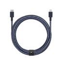 Кабель Native Union Belt Cable USB-C / Lightning, 3м, синий— фото №1