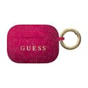 Чехол Guess с кольцом для AirPods Pro, ярко-розовый— фото №0