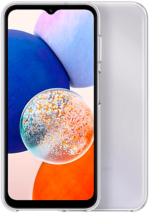 Чехол-накладка Samsung Clear Case для Galaxy A14, силикон, прозрачный— фото №8