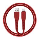 Кабель EnergEA USB / Lightning, 1,5м, красный
