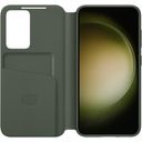 Чехол-книжка Samsung Smart View Wallet Case для Galaxy S23, поликарбонат, хаки— фото №2