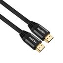 Кабель Mobiledata HDMI-HDMI V.2.1 8К, HDR в нейлоновой оплетке, 1.0 м HDMI / HDMI, 1м, черный— фото №0