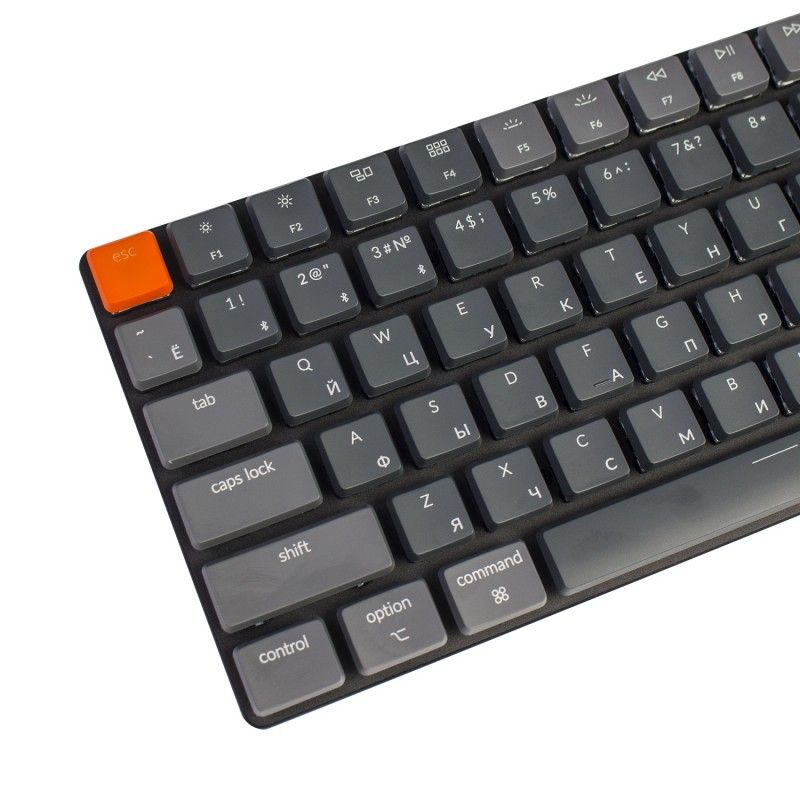 Клавиатура Keychron K3, RGB подсветка, Brown Switch, тёмно-серый— фото №6
