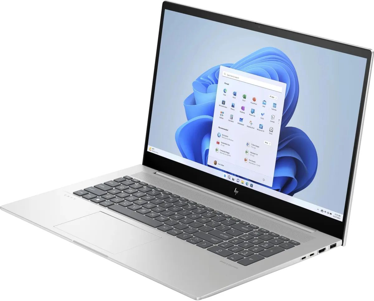 Ноутбук HP Envy 17-cw0007ci 17.3″/Core i7/16/SSD 512/Iris Xe Graphics/Windows 11 Home 64-bit/серебристый— фото №1