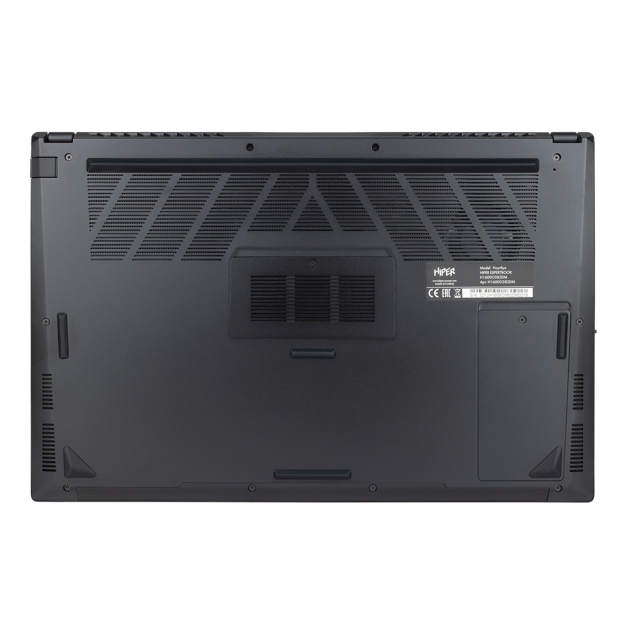 Ноутбук Hiper ExpertBook H1600O5165DM 16.1″/Core i5/16/SSD 512/UHD Graphics/FreeDOS/черный— фото №6