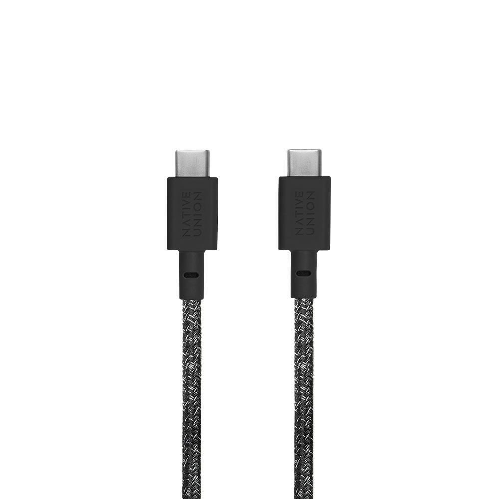 Кабель Native Union USB-C / USB-C, A, 60Вт  1,2м, черный— фото №0